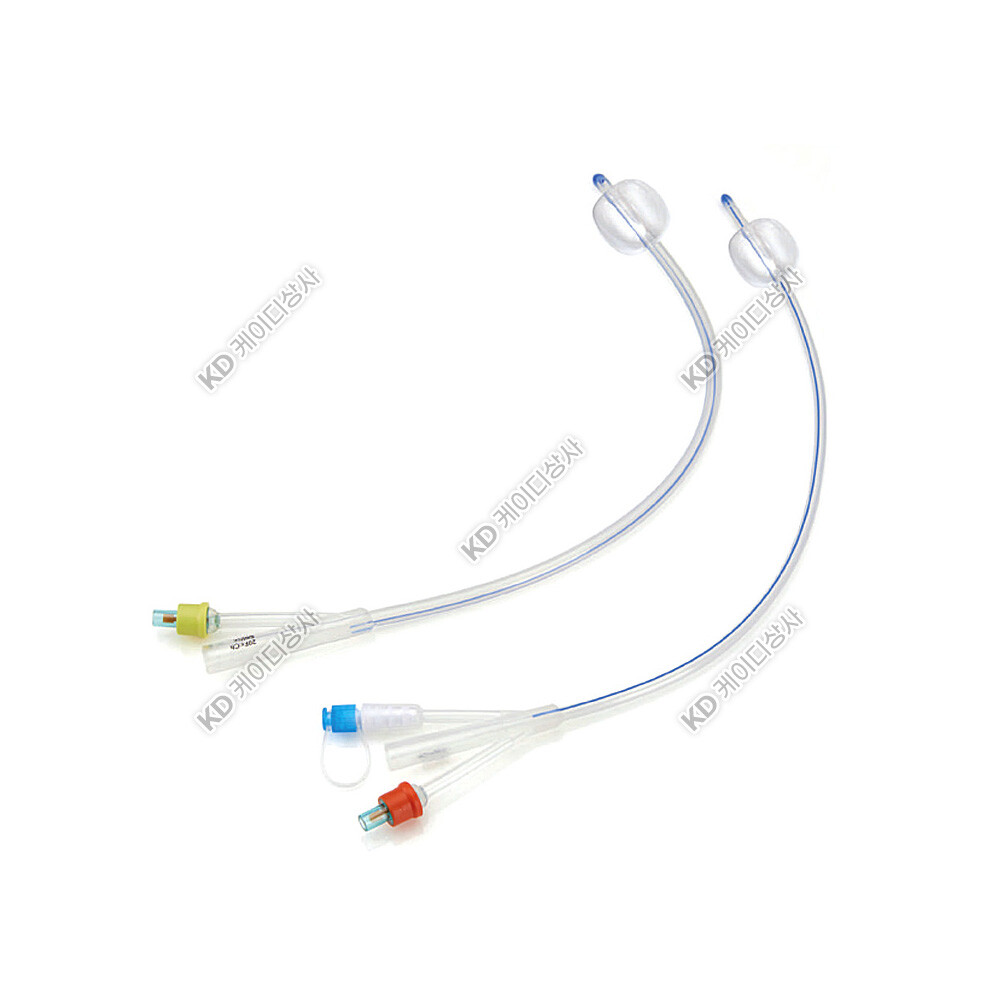 [오늘출발]인성 폴리카테터 18FR 2way 실리콘 도뇨관 소변줄  비뇨기과용튜브카테타