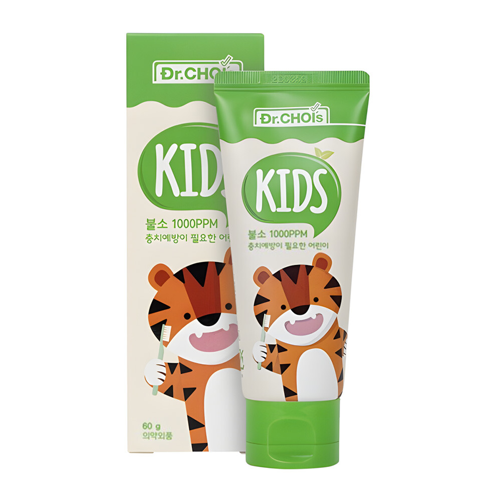 [오늘출발] 닥터초이스 좋은치약 키즈 60g /어린이 안심 치약 저불소 무방부제 식물성계면활성제 연세대 치과대학 개발