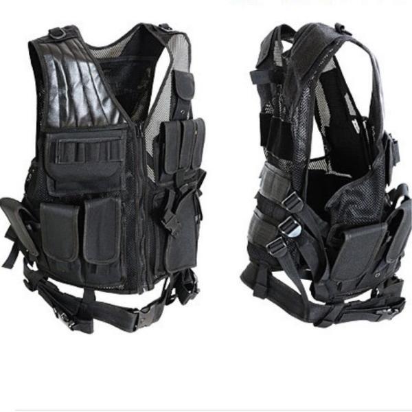 [오늘출발] 블랙 서바이벌 특수 방범 경호 타격용 바이크 조끼 진행요원 스텝 업소 주차장 알바