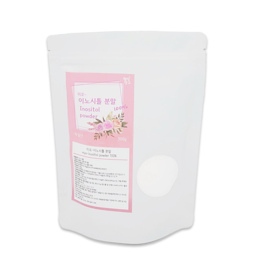 [오늘출발] 최저가 미오이노시톨분말100% 독일산300g(약75일분)