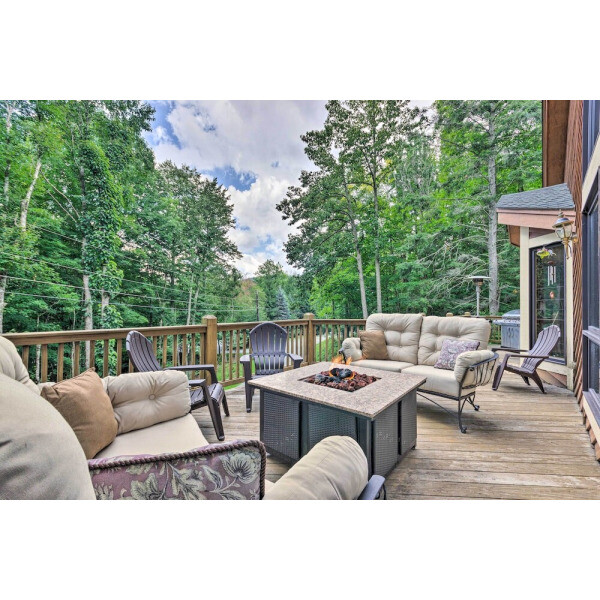 | Banner Elk | 호화로운 비치 마운틴 스키 캐빈 온수 욕조가 있는