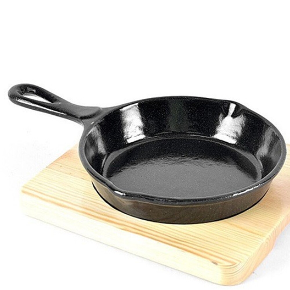 [오늘출발] 인덕션 통주물후라이팬 소형 고기 무쇠 코팅철팬