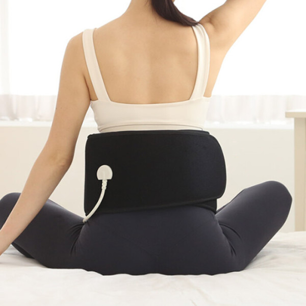 [오늘출발] 테슬테즐 전기 온열 배 허리 찜질기 프리미엄 네오플랜 블랙 PW-A1