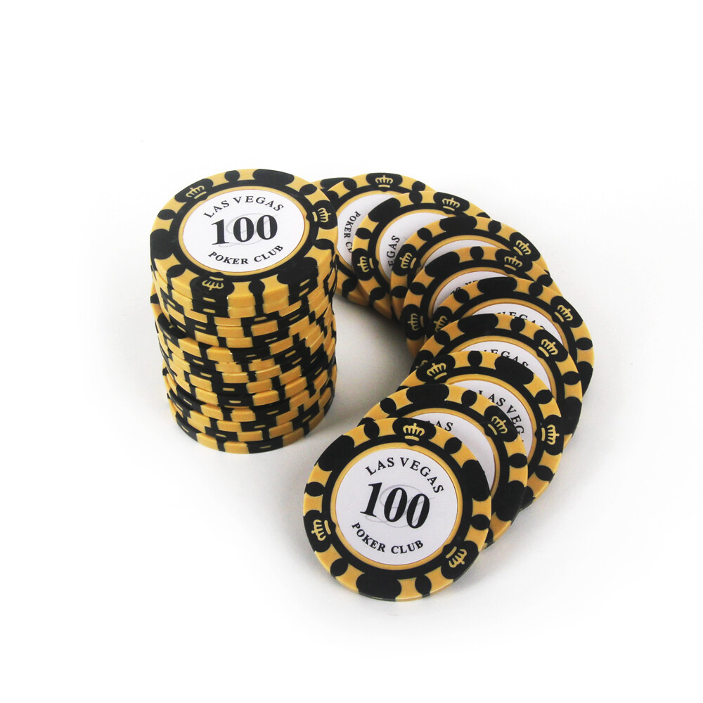 [오늘출발]포커칩 세트 카지노칩 세븐 카드 게임 홀덤 숫자칩 100 (25P)