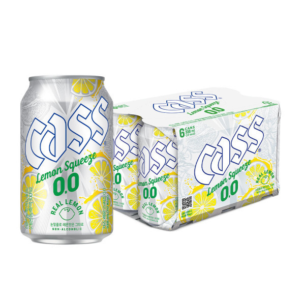 [오늘출발] 카스(맥주) 카스제로 레몬 330ml x12캔 무알콜 비알콜