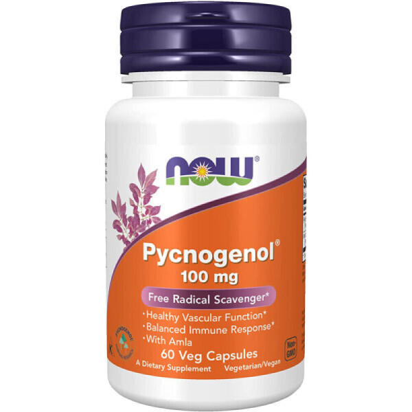 [해외] 나우푸드 Now Foods 나우푸드 피크노제놀 100mg 60 베지캡슐 미국 정품 빠른 배송