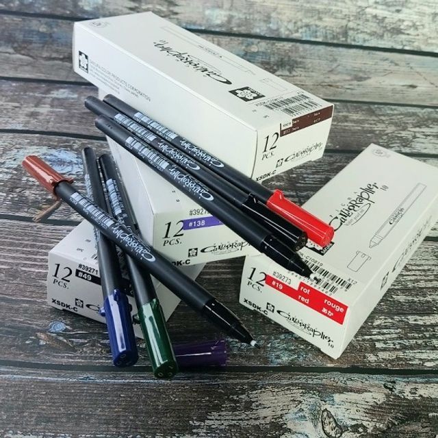 P2D 사쿠라 피그마 1.0mm CalligRapher 10 XSDK- 1다스 SAKURA SAKURA