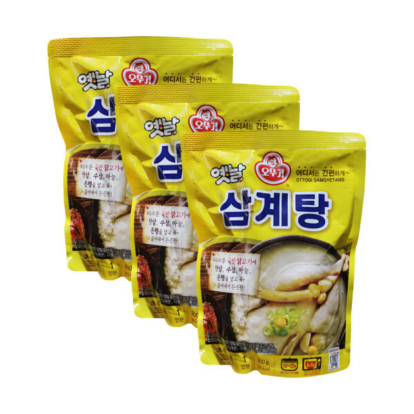 [오늘출발] 오뚜기 오뚜기 옛날 삼계탕 900g 3개