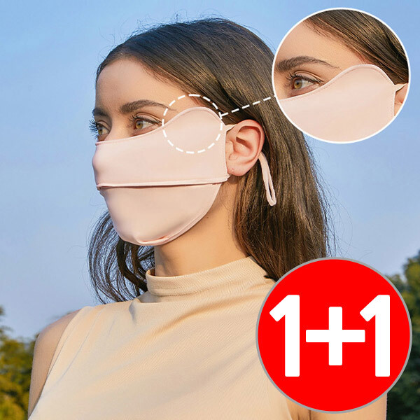 [오늘출발] 1+1 자외선차단 여름 쿨 골프마스크 눈가보호 햇빛차단 스포츠 등산 낚시 자전거마스크 필드용품