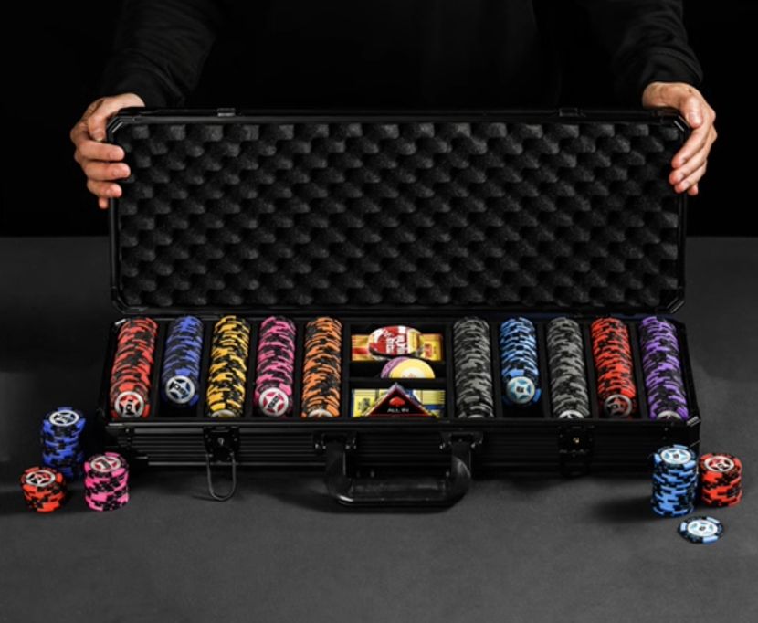 카지노칩 풀세트 홀덤 포커 마작 칩 고급 세트 가방 포함