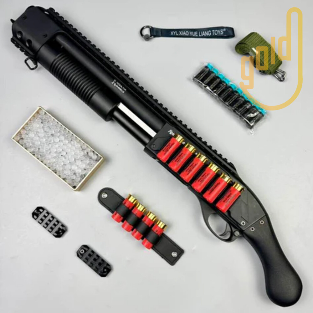 M870P 블랙 탄피배출 수정탄 소프트탄 쉘이젝팅 레밍턴 스폰지탄-블랙스텐다드/기본+7mm수정탄전용내관