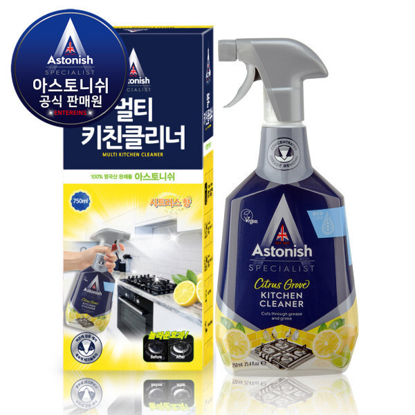 아스토니쉬 아스토니쉬 키친 싱크대 전자렌지 후드 오븐 찌든때 기름때 제거 750ml
