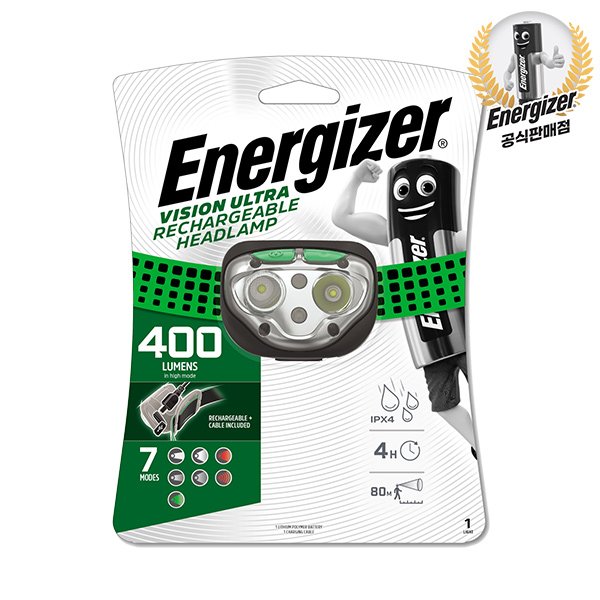 [에너자이저홀딩스]에너자이저 에너자이저 비전 울트라 충전 헤드라이트
