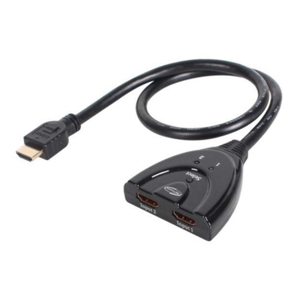 [오늘출발] 오디오 입/출력 화질영화같은 HDMI 선택기(2대1) 스위쳐 영상 스위치 TV