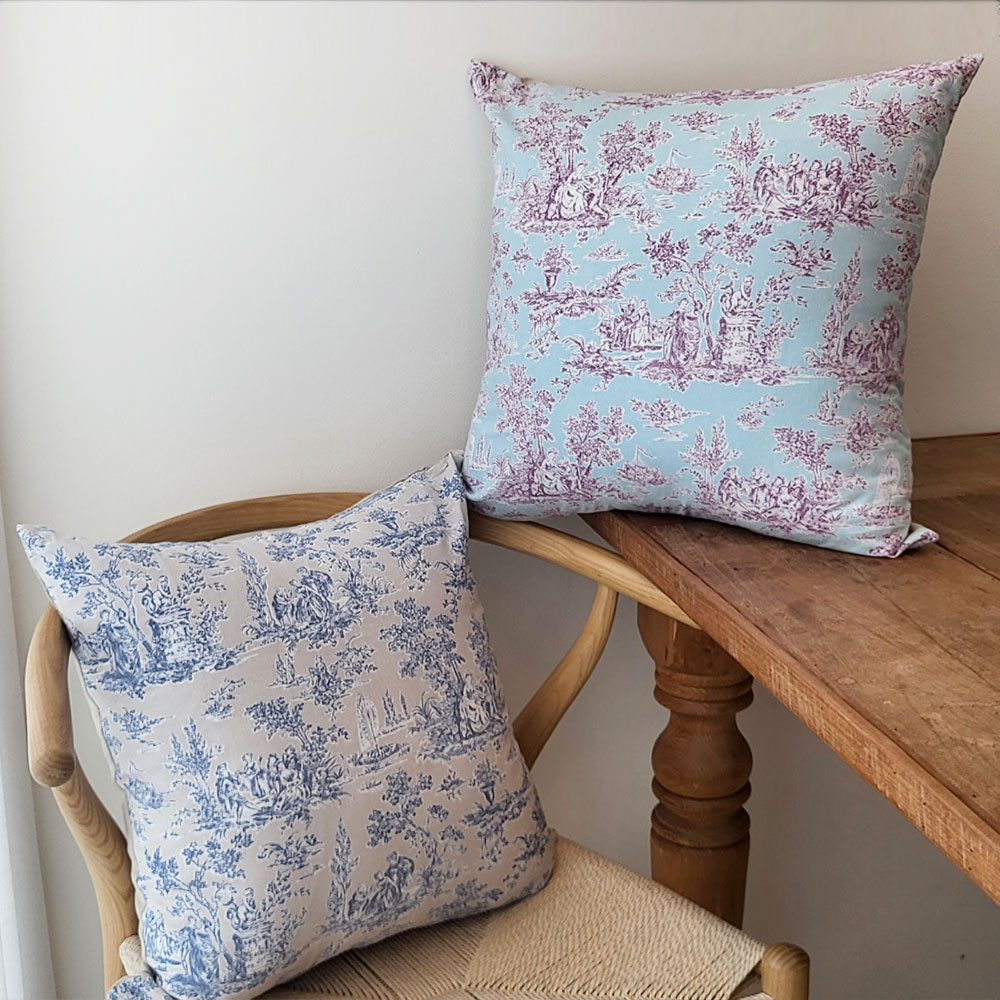 수피아코코 린넨 비뇽 클로드 명화 쿠션 쿠션커버