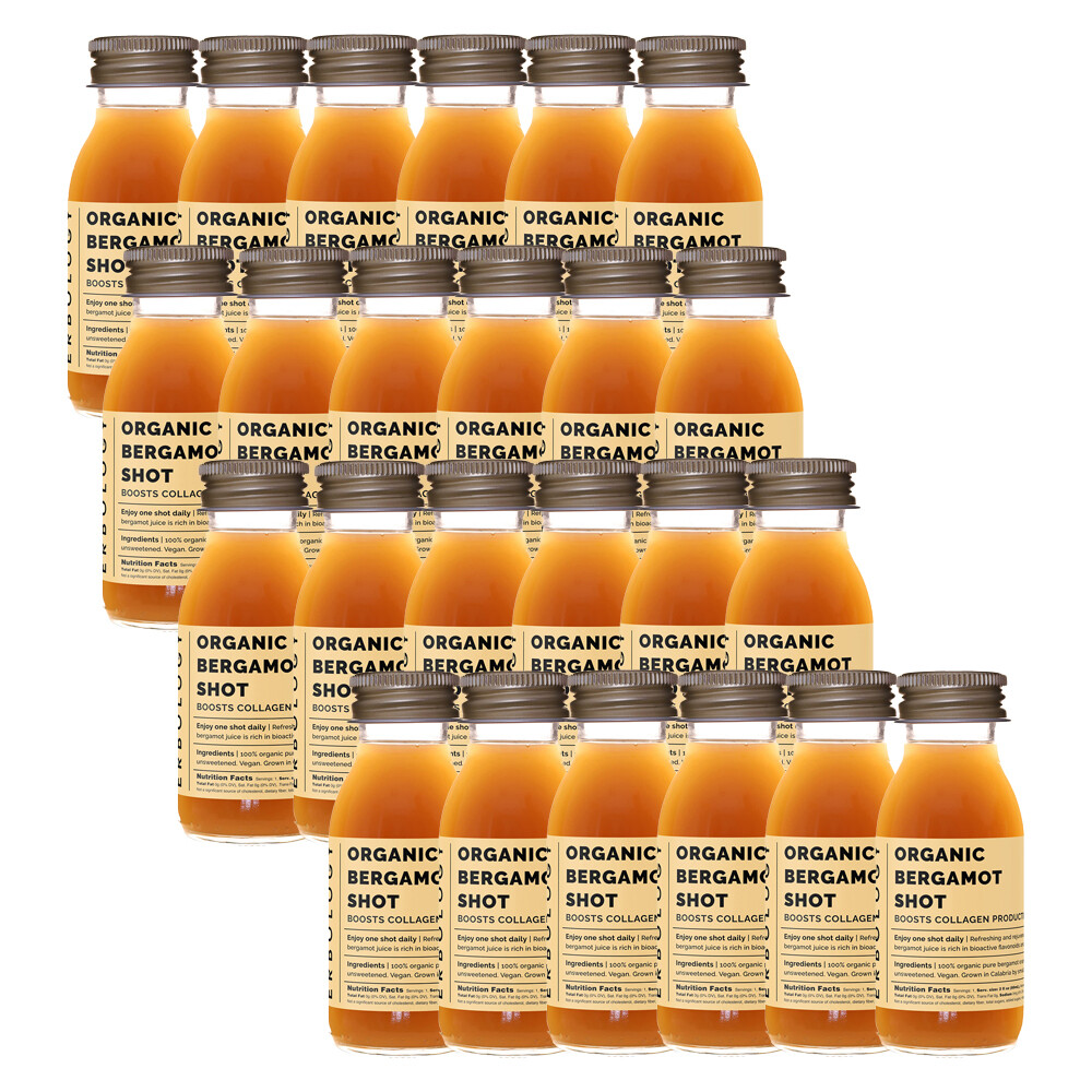 Erbology Bergamot Juice 에볼로지 오가닉 베르가못 주스 데일리 샷 60ml 24입