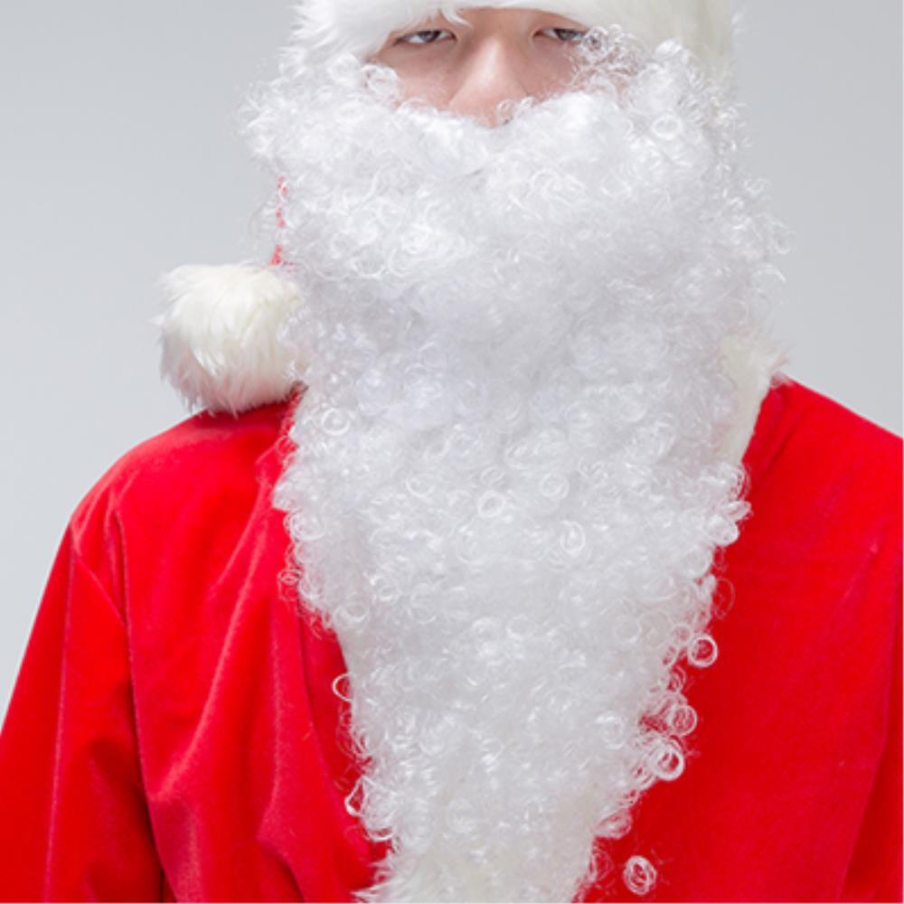 산타클로스 수염 37cm 아르바이트 연극 영화관 카페 레스토랑 홈파티