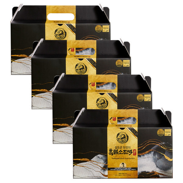 [오늘출발] 김오곤(식품) 김오곤원장의 흑염소진액 골드 (70mlX120포/4달분) 총 4박스