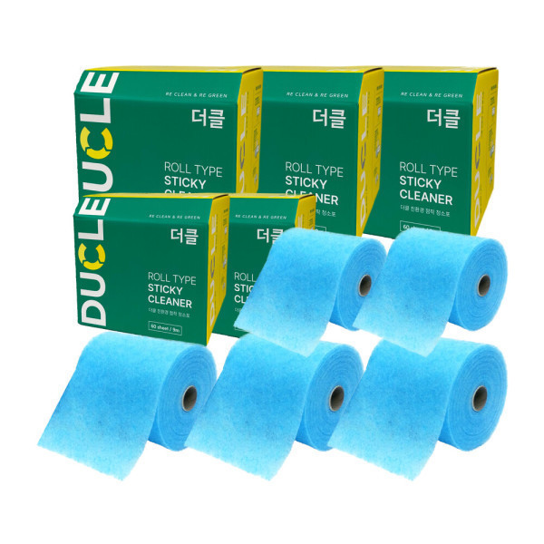 [대고][오늘출발] 닥터에클린 닥터에클린 더클 먼지 점착식 청소포 혼합 10팩 (본품 5팩+리필 5팩)