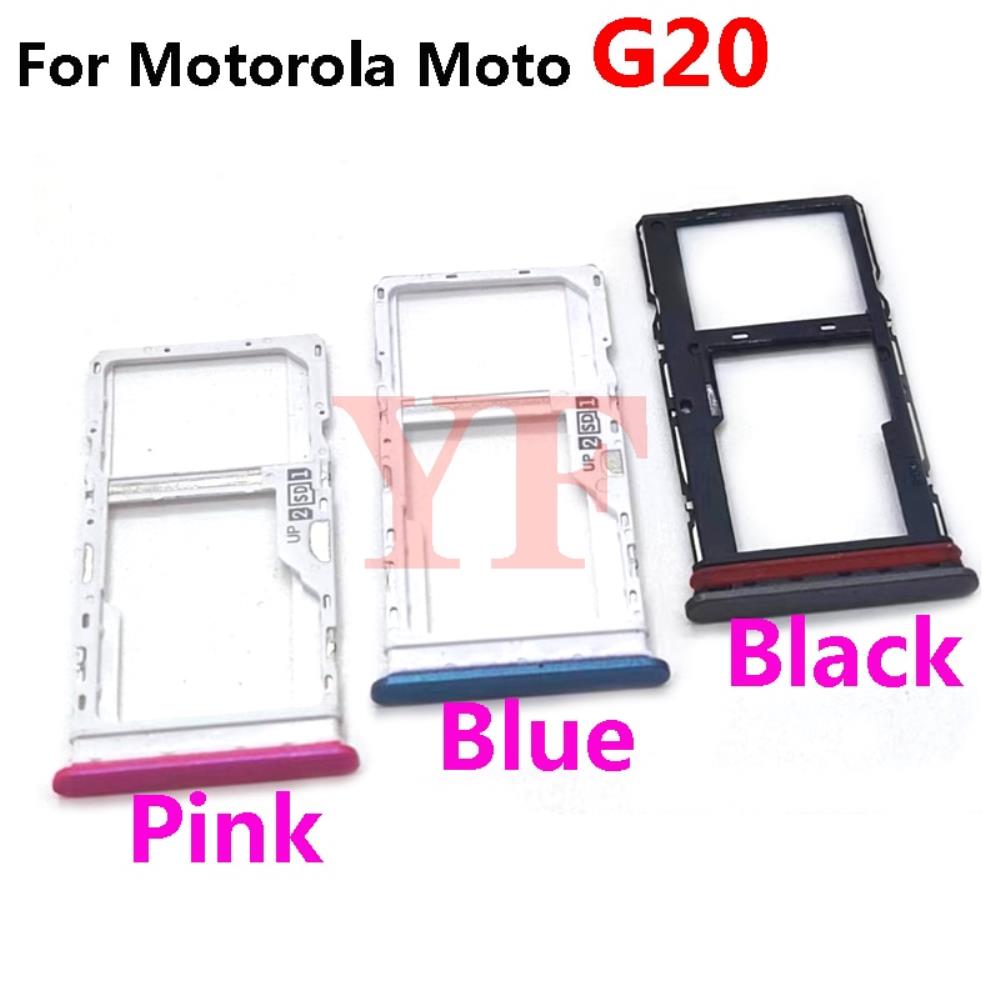 모토로라 모토 G20 G30 G50 G10 G100 G4 플레이 G5 G6 플러스 에지 S G SIM 카드 트레이 슬롯 홀더 어댑터