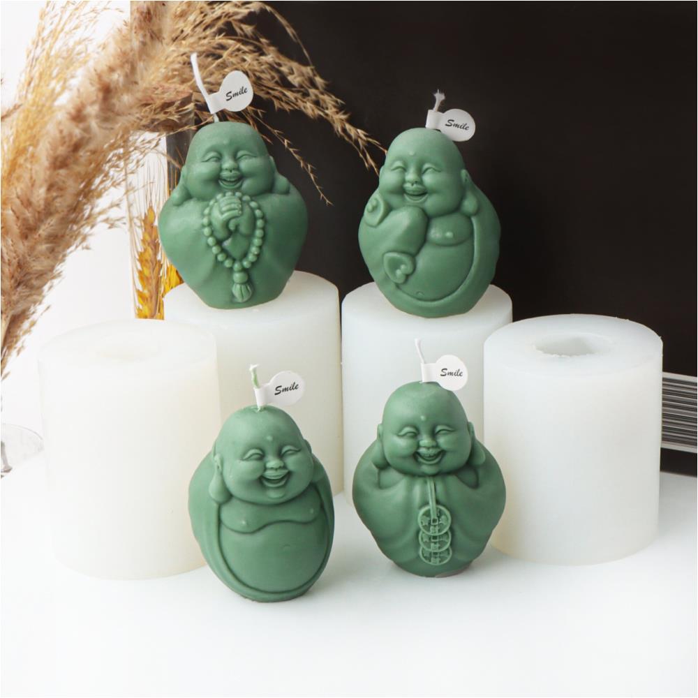 행운의 달걀 몽크 캔들 실리콘 몰드 수제 초콜릿 장식 석고 아로마 테라피 비누 수지