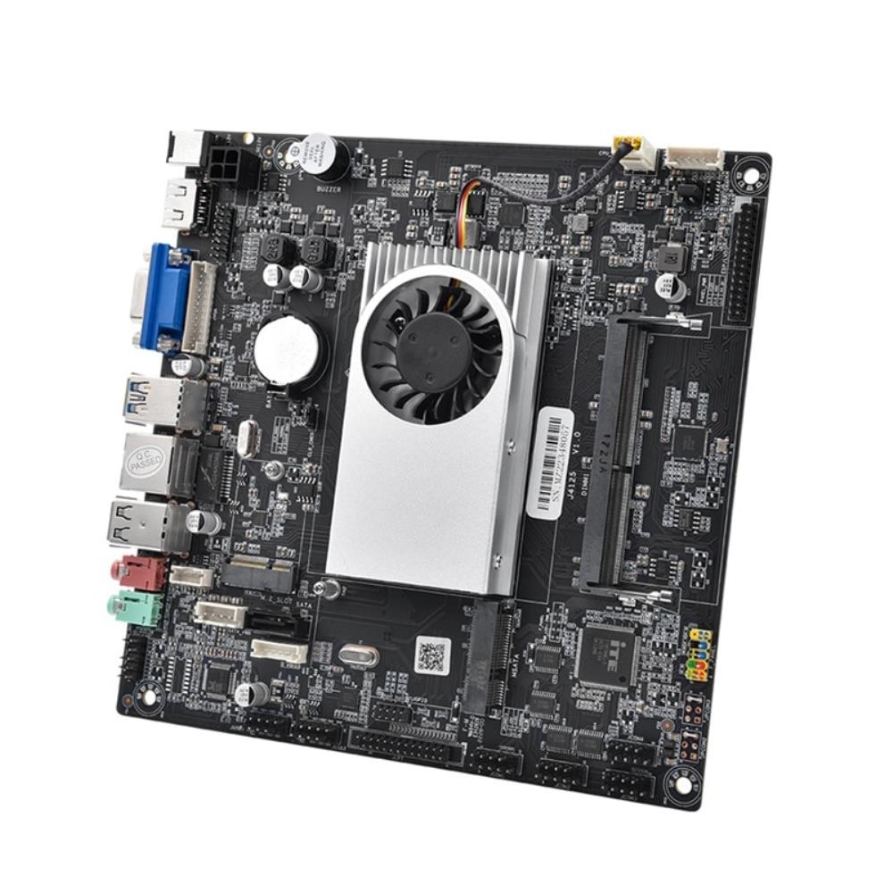 해피아워샵365 현장용용 제어 마더보 ITX 셀러론 J4125 CPU 냉각 팬 DDR4 8GB 메모리 슬롯 V1.0