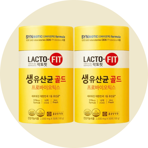 락토핏 락토핏 골드 2통 생 유산균 총 100포 x 2g