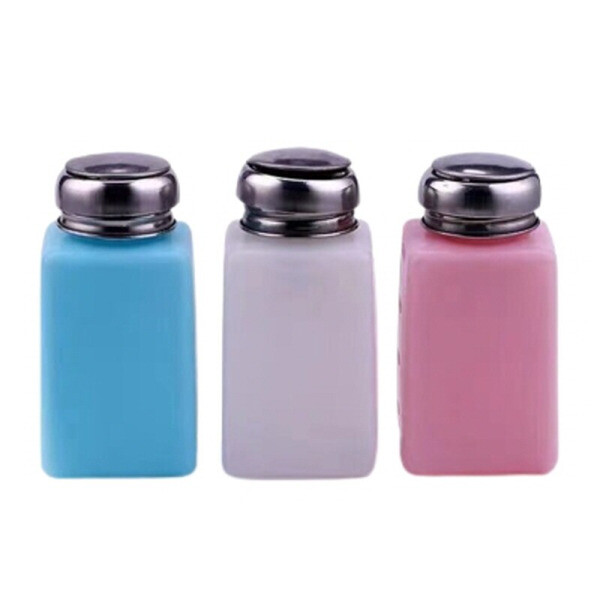 [오늘출발] 아세톤  펌스식 세척액통 알콜통 리무버 TC세척액 디스펜서 누르는 정량토출기 200ml