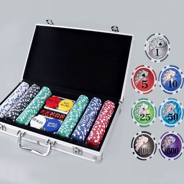 (NS홈쇼핑)국제규격 경기용 카지노칩 300p 세트 포커 홀덤 게임 카드게임..33410156