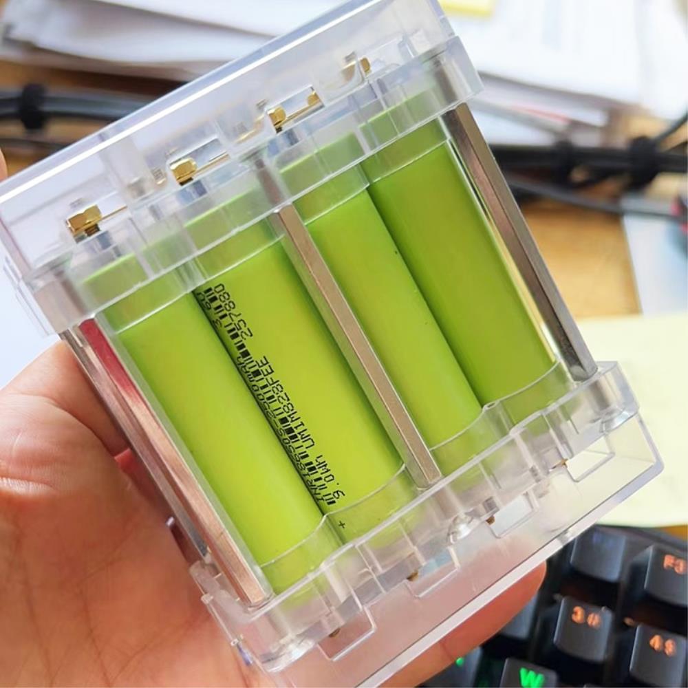 21700 배터리 팩 18650 홀더 파워 뱅크 케이스 DIY 전원 벽 보관 박스 슬롯 컨테이너 하드 6P 포함