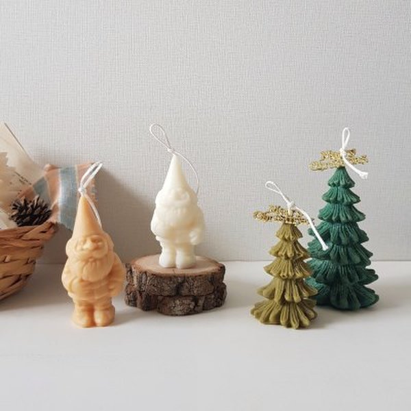 (텐바이텐)무료선물포장 산타캔들 크리스마스 오브제 연말 선물