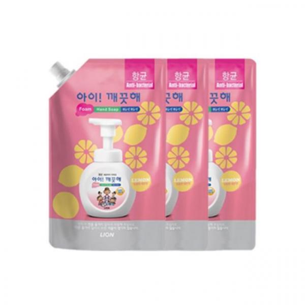 아이깨끗해 아이깨끗해 손세정제 레몬 리필 600ml 3개