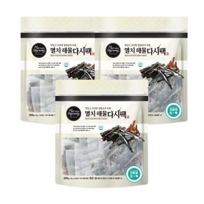 키친스토리 멸치해물 다시팩 320gX3팩(총 60봉)