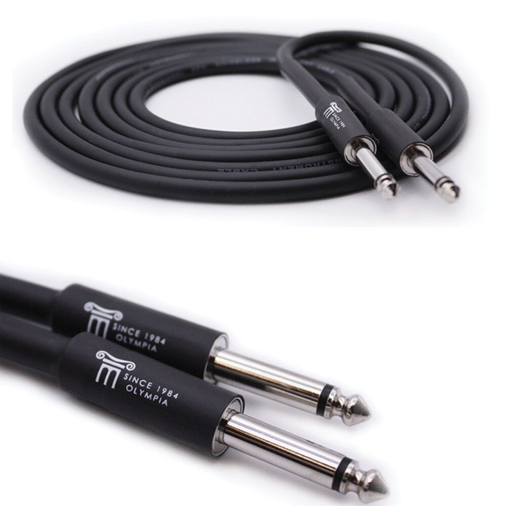 베이직 cable 3M 케이블 블랙 기타케이블 앰프케이블/마이크케이블기타연결/베이스기타케이블/악기잭
