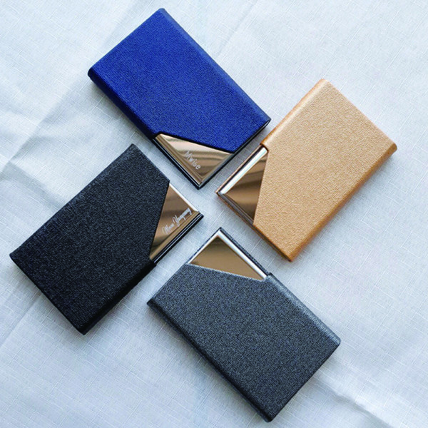 [오늘출발]무료각인 명함케이스 이니셜 스틸 명함지갑 카드지갑 명함집 명함함