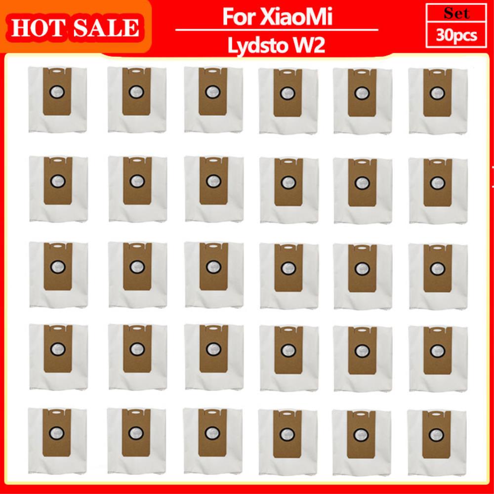 Lydsto W2 먼지 봉투 액세서리 예비 부품 걸레 천 로봇 진공 헤파 필터 사이드 브러시 호환
