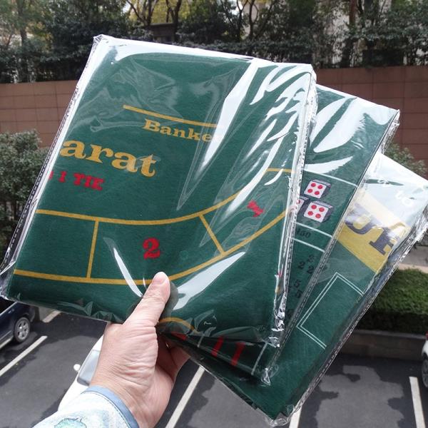 [해외] 홀덤매트 양면 게임 천 텍사스 홀덤 바카라 룰렛 블랙잭 시크 보 매트 60x90cm 카드 테이블 카지노 데스크