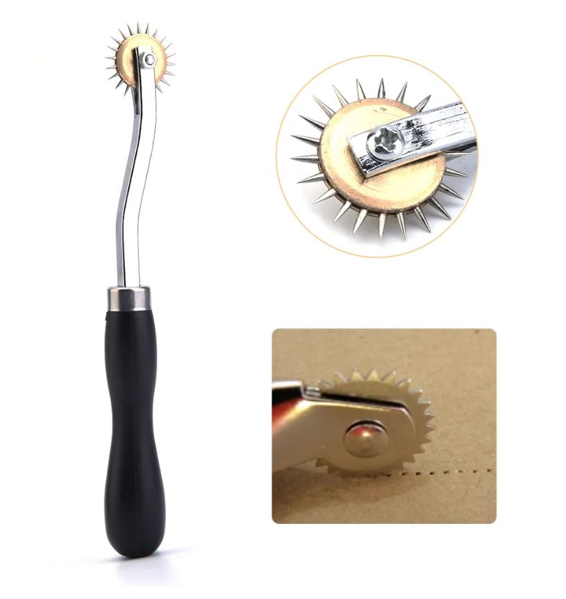 [오늘출발] 바느질 마킹휠 공방 공예 가죽 종이 천 바느질 마킹 스티치 구멍 만들기 룰렛