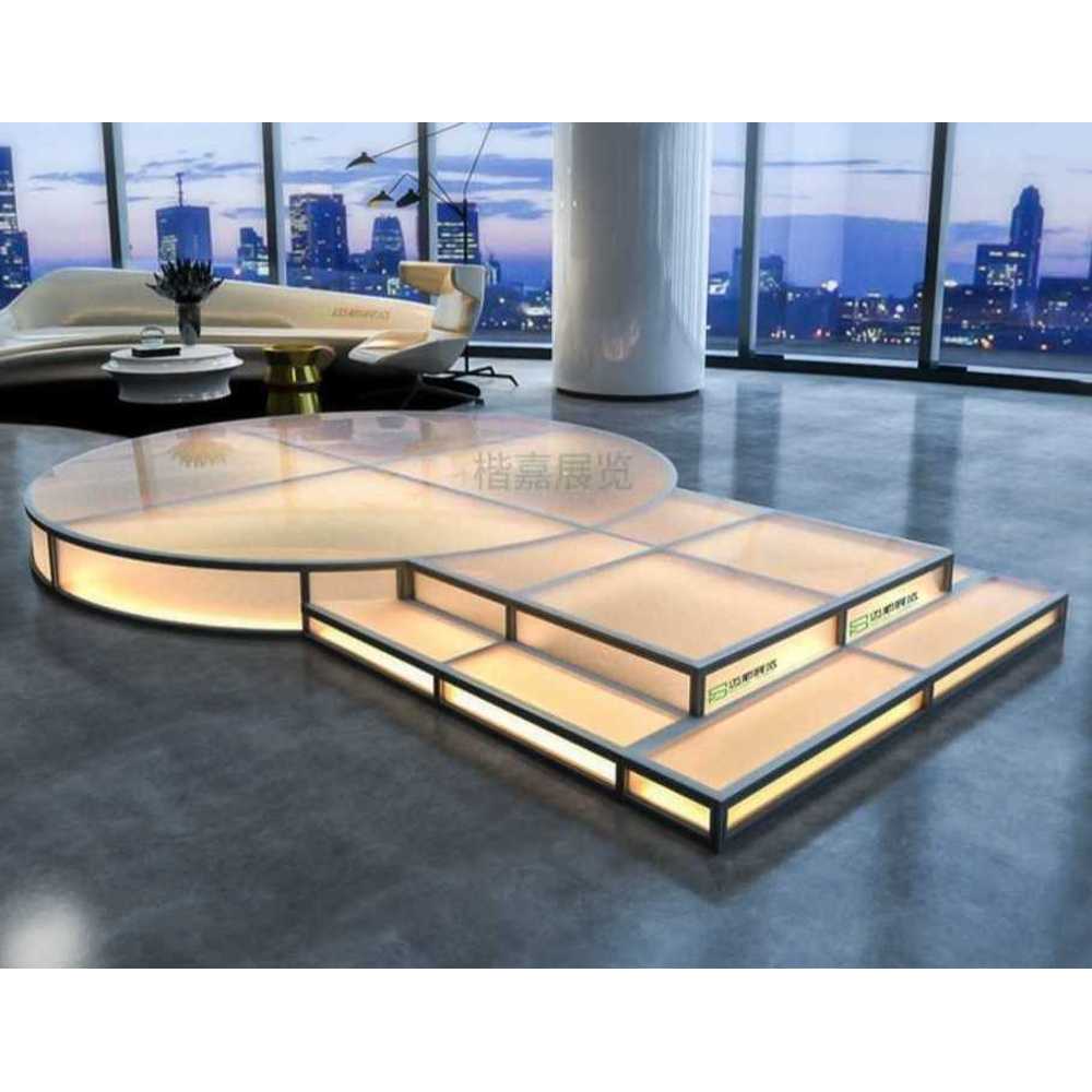 [오늘출발] 유리 무대 플랫폼 쇼 패션 전시 부스 바 노래 상주 쇼핑