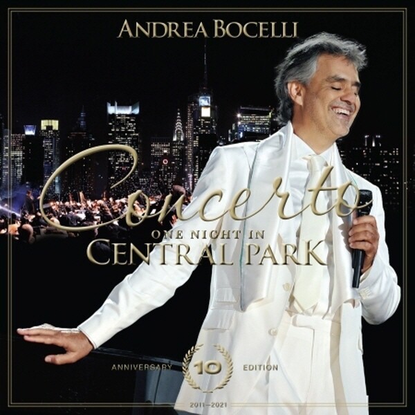 Andrea Bocelli(안드레아보첼리)/Concerto: ONE NIGHT IN CENTRAL PARK ANNIVERSARY 10 EDITION (DD41225)