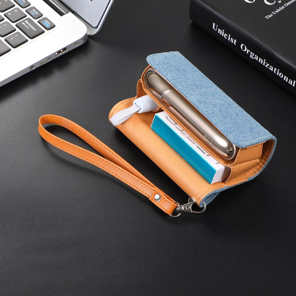 [호환] 전자담배케이스코스 호환 보관 패션 플립 Iqos 3 더블 북 커버 케이스 파우치 가방 홀더 지갑 가죽 3.0/ Du