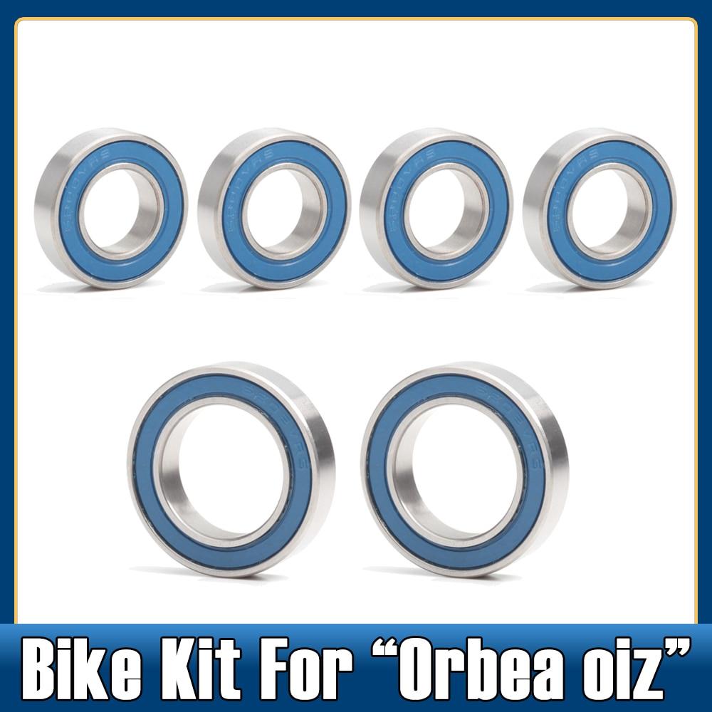 자전거 휠 허브 베어링 키트 최대 15x24x5mm 10x19x5mm 6 개 피벗 크롬 스틸 orbe Oiz 볼베어링 세트