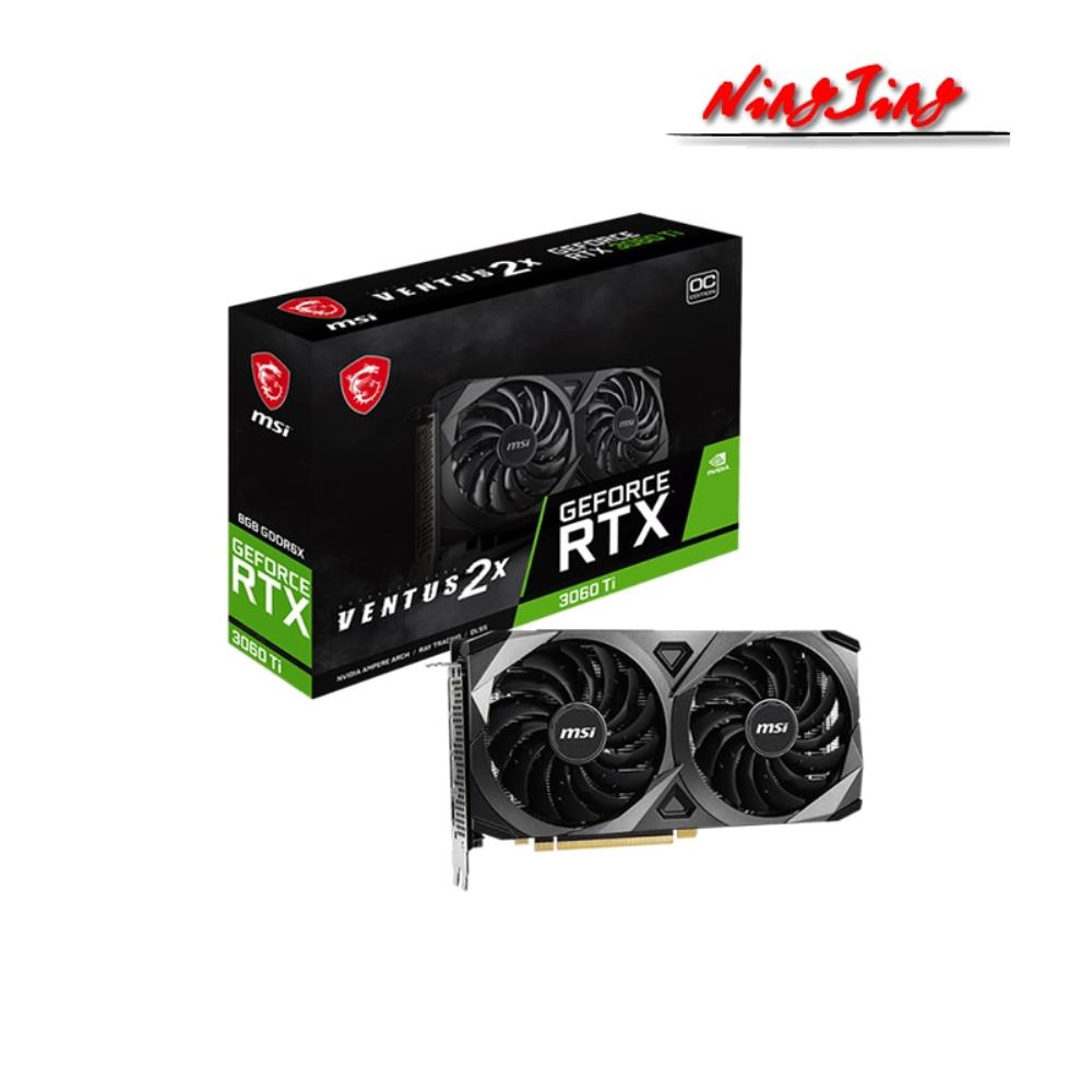 MSI 지포스 RTX 3060 VENTUS 2X 12G OC Ti 8GD6X 192 비트 256 GDDR6X 14Gbps 비디오 카드 GPU 그래픽 카 L