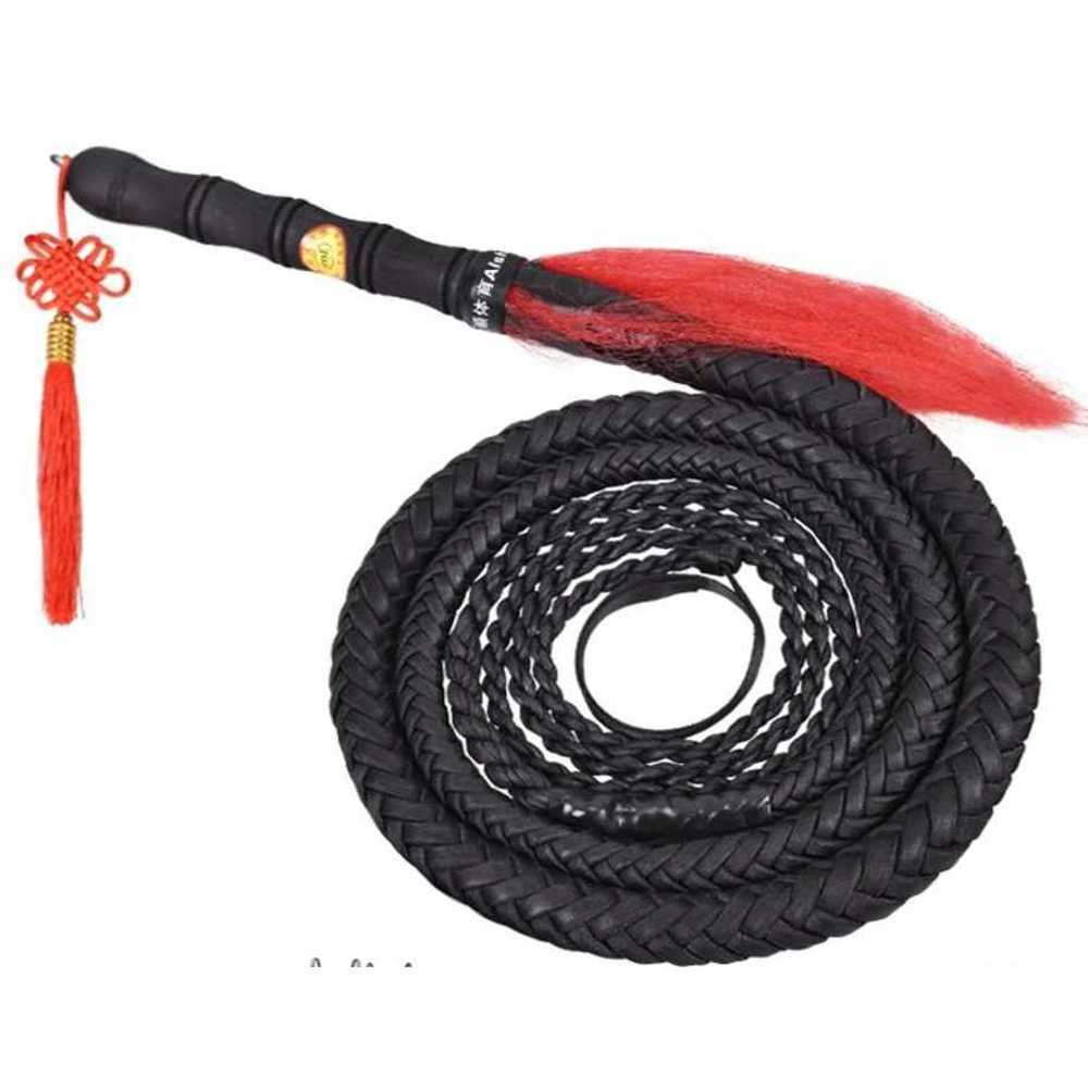 [오늘출발]승마 채찍 말 소가죽 훈련 경마 경량 소프트 장비