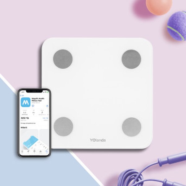 [오늘출발] 유란다 유란다 인바디 체지방 체중계 앱연동 스마트체중계 체성분측정 CS20J