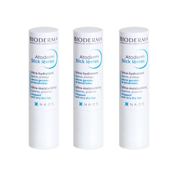 [오늘출발] 바이오더마 바이오더마 아토덤 립밤 스틱 레브르 립스틱 4g x3개 국내 재고 당일출고