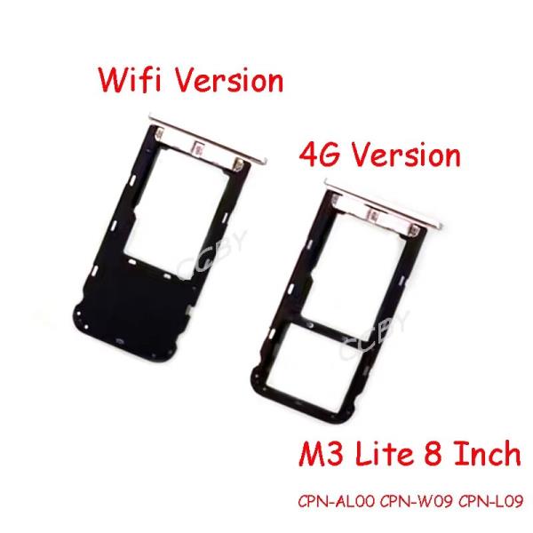 [해외] 화웨이 미디어 패드 M3 라이트 CPN-AL00 CPN-W09 8 인치/CPN-L09 101 인치 Sim 카드 트레이 SD 슬롯 홀더