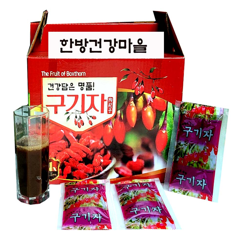 [오늘출발] 구기자진액 100mlx60포 구기자즙 한방건강마을 구기자 구기자즙 60포 구매시구기자5포 자사제품5포 추가증정