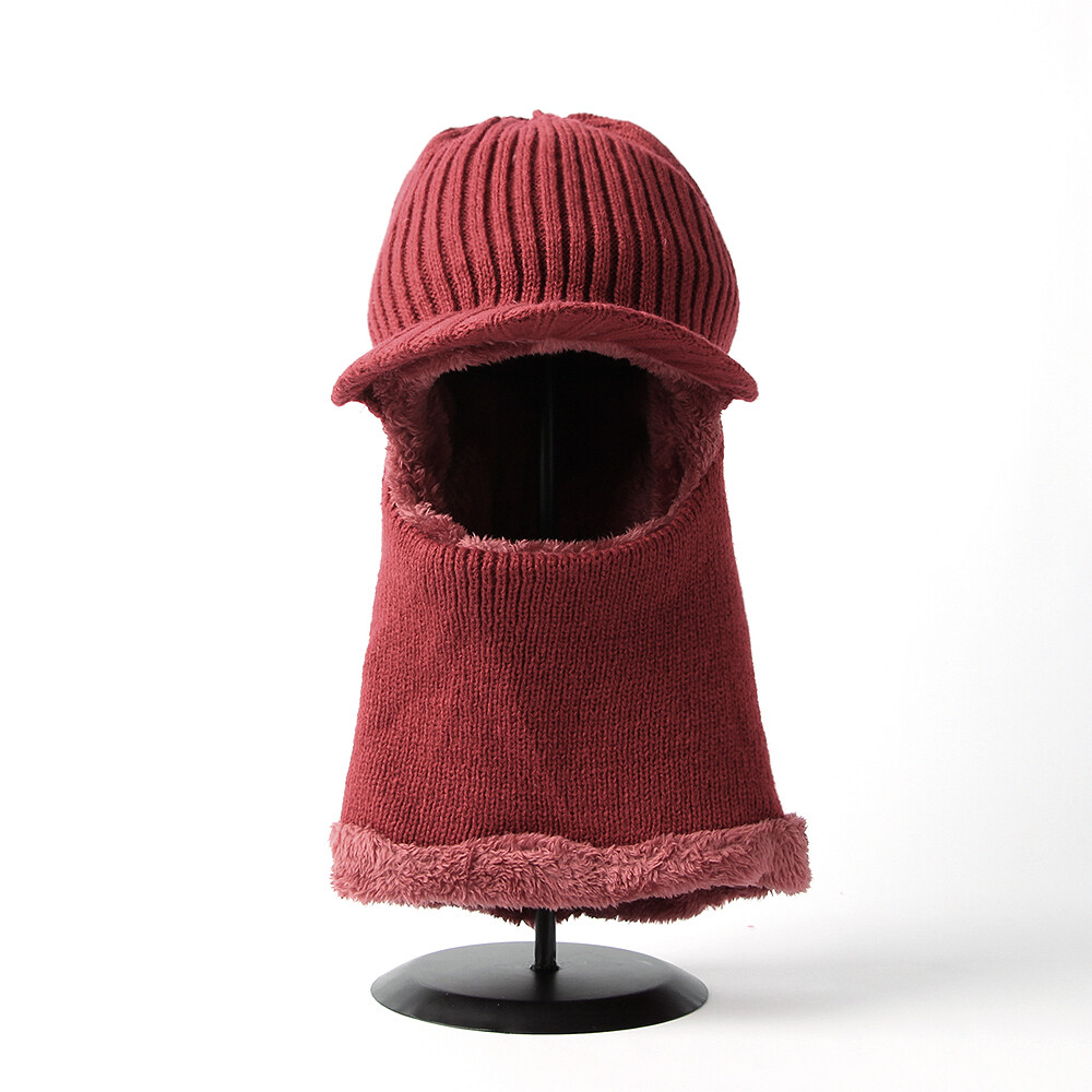 JSGTF25965 브리드 넥워머 털모자 (레드) 겨울철 필수 안감 털 기모 원단 처리 보온성