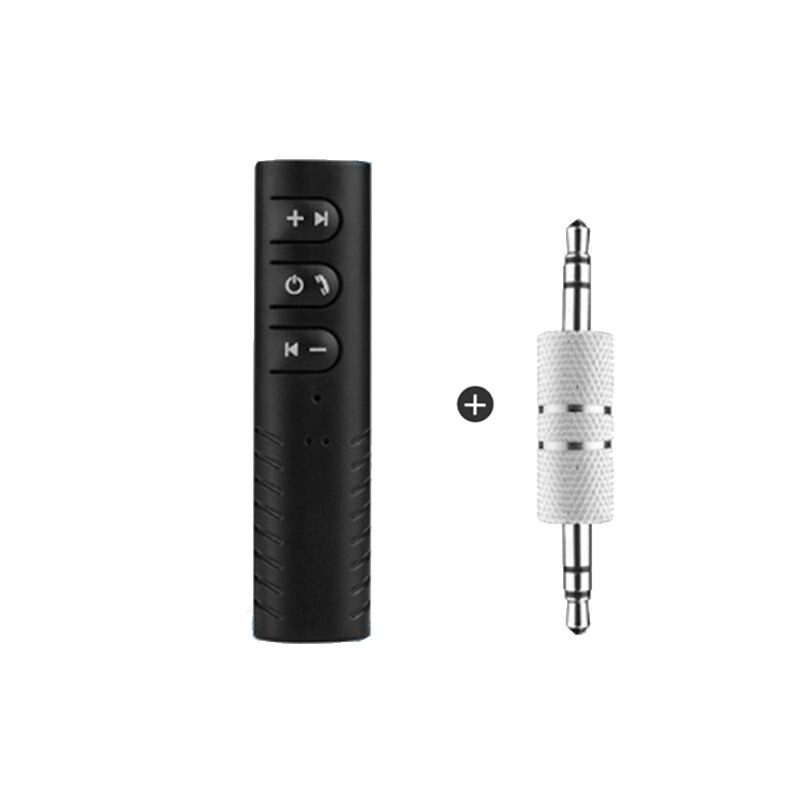 무선 블루투스 5.0 수신기 송신기 어댑터 3.5mm 잭 차량용 공식 표준 미니 리시버 블랙  - 무료 오디오 헤